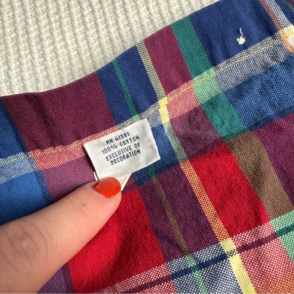 Ralph Lauren Vibrant Plaid Button-Down Shirt - Picture 4 of 6